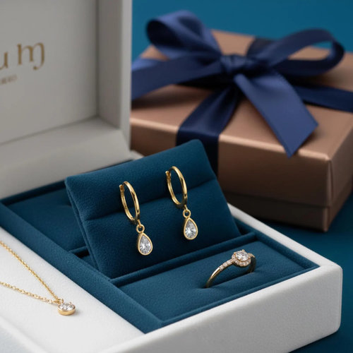 Sterling silver teardrop huggie earrings with dainty CZ accents, featuring hoop design and elegant jewelry style.
