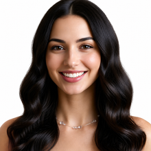 Load image into Gallery viewer, Handmade Dewdrop Necklace by Luxe Treasures featuring delicate glass dewdrop pendants on a fine chain.