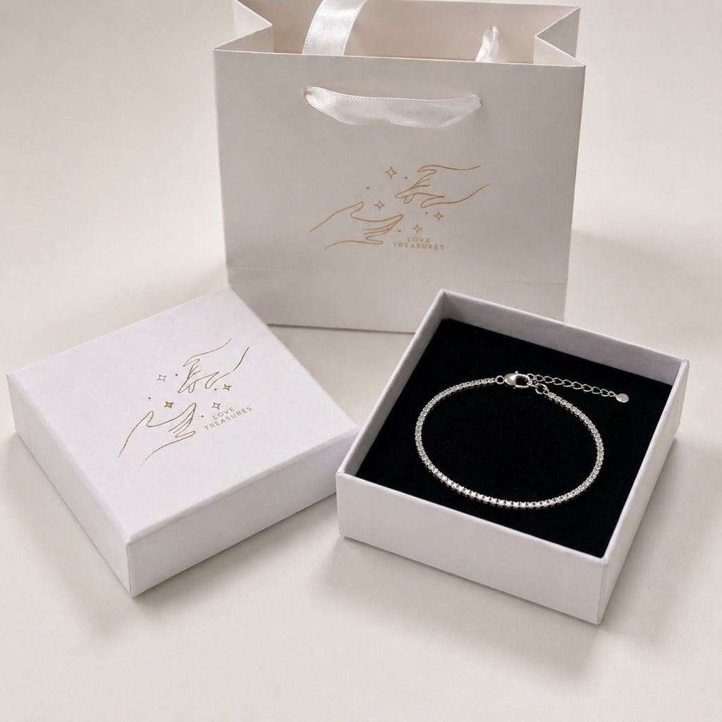 Sparkling sterling silver bracelet with cauliflower design by Luxe Treasures, perfect for elegant parties and special occasions.