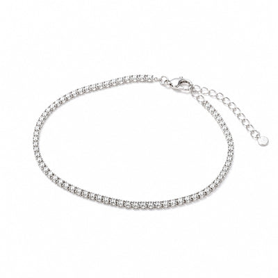 Elegant sterling silver bracelet with cauliflower design, featuring sparkling accents, perfect for parties and special occasions.