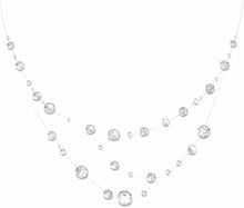 Load image into Gallery viewer, Handmade Luxe Treasures dewdrop crown necklace with delicate water drop pendant, minimalist jewelry for women.