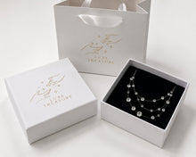 Load image into Gallery viewer, Handmade Luxe Treasures dewdrop necklace with delicate water drop pendant, minimalist jewelry for women.