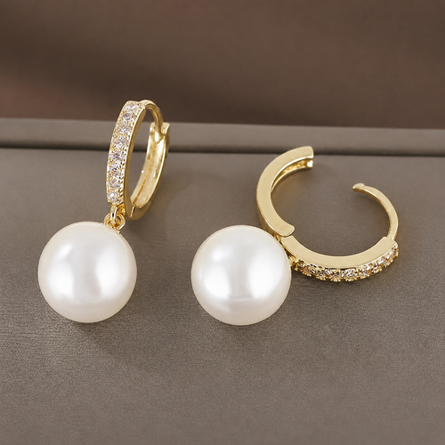 Elegant pearl drop dangle earrings for special occasions